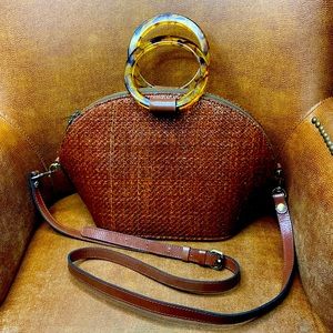 Patricia Nash Mellini Satchel woven